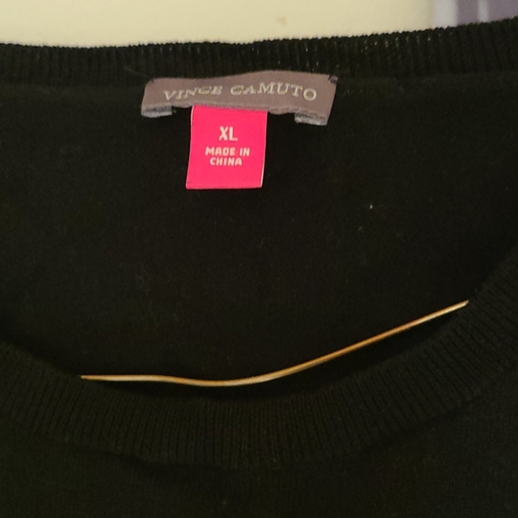 Vince camuto women Blousexl black new tags - Picture 5 of 10